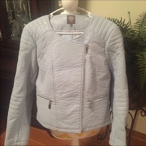 Vince Camuto leather bomber